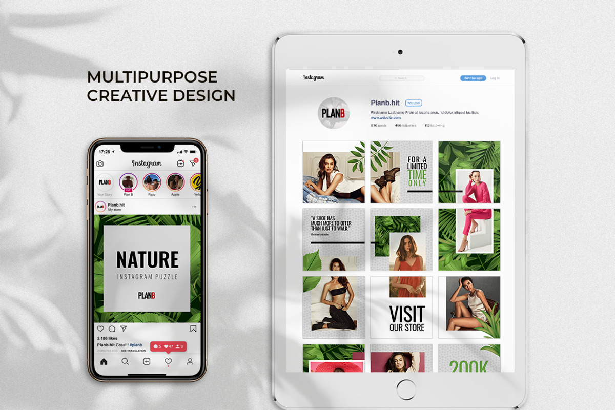 Nature - Instagram Puzzle Feed, a Social Media Template by Plan B (Photo 3 of 6)