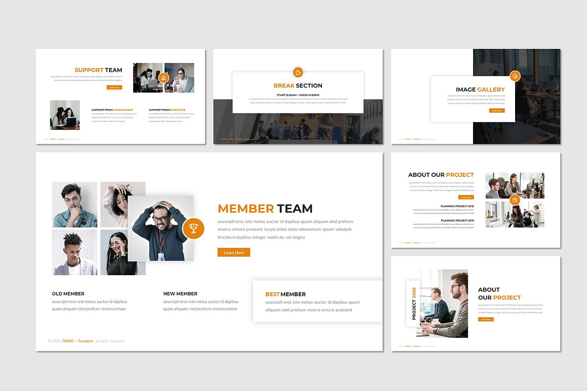 Ormo - Powerpoint Template, a Presentation Template by inspirasign