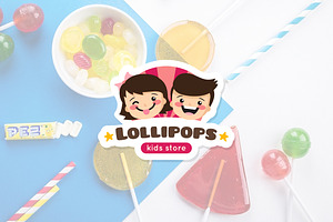 Lollipop. Kids Logo