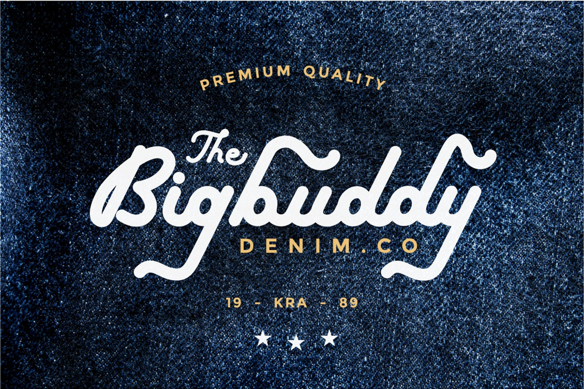 boldline - monoline bold typeface preview 3