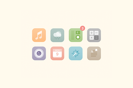Simple icon pack