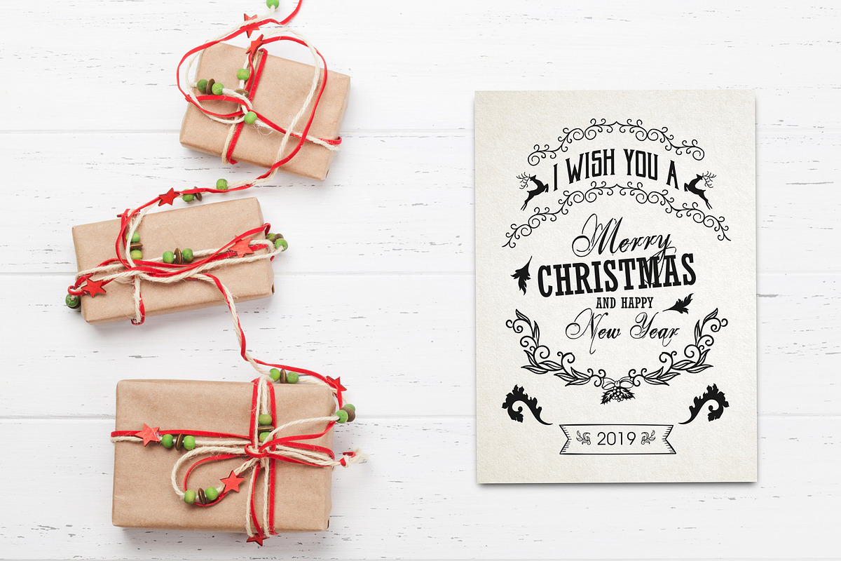 48 Christmas Mockup, a Print Template by Walentin (Photo 22 of 49)