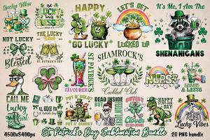 St. Patrick’s Day Sublimation Bundle, an Object Graphic by GlitterCraft