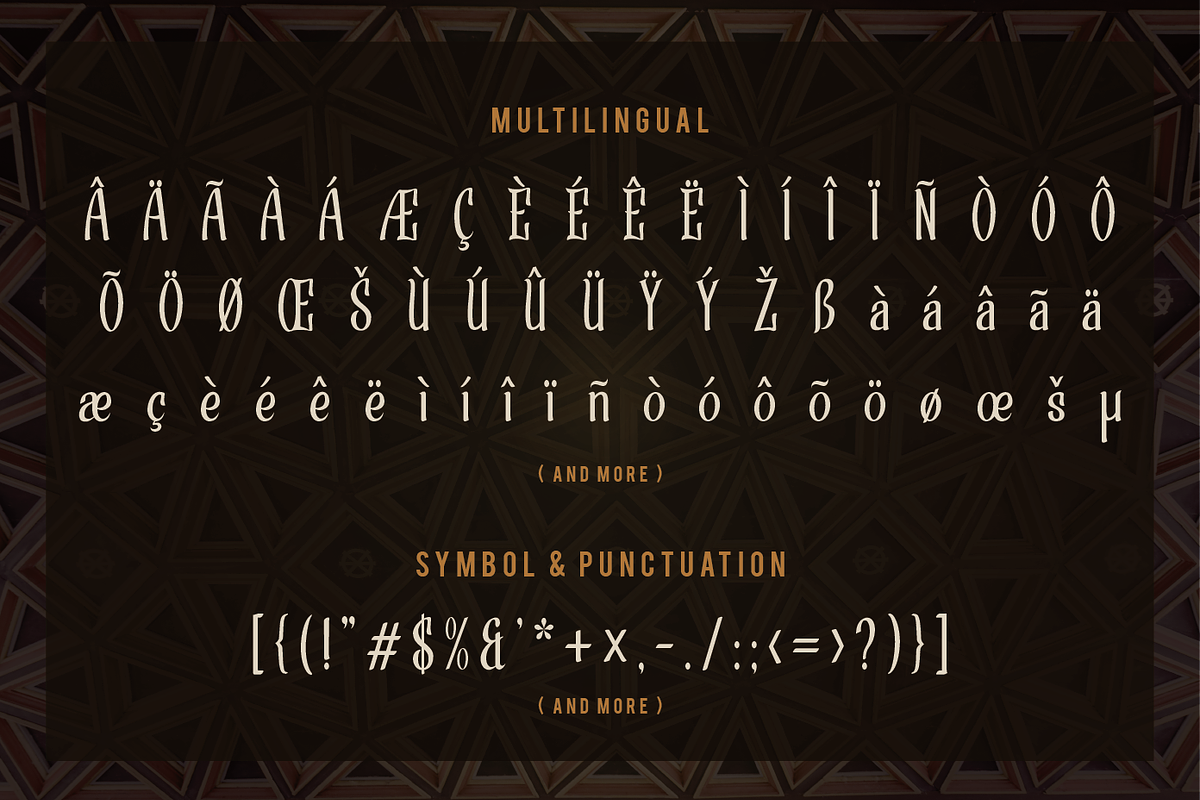 Strandall Display Typeface preview 4
