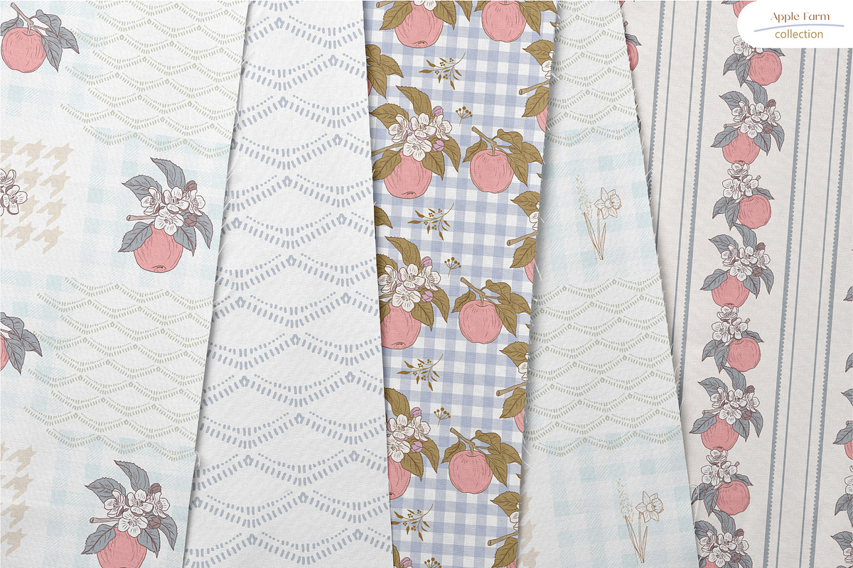 Apple Farm - Seamless Patterns, a Pattern Graphic by InaCorart (Photo 2 of 10)