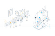 Technologies - Line Isometric Images, an iPhone Mockup by Boyko Pictures (Thumbnail 10 of 14)