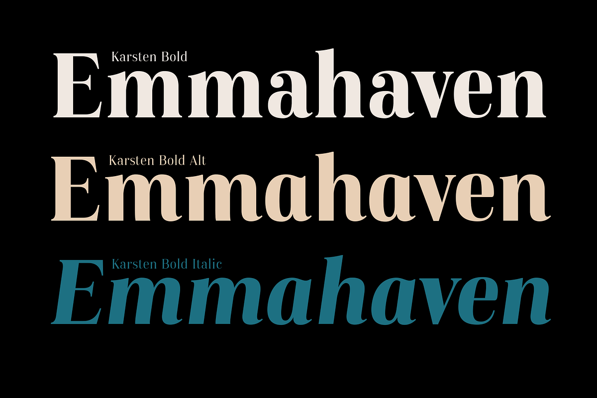 Karsten, a Serif Font by Nasir Udin (Photo 6 of 16)