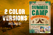 Chalk Summer Camp Flyer, a Flyer Template by SkyvaraSupply (Thumbnail 2 of 2)