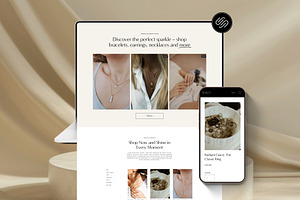 Squarespace 7.1 Website Template