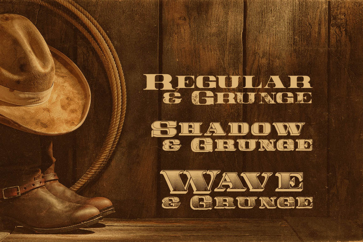 Rodeo Typeface preview 2