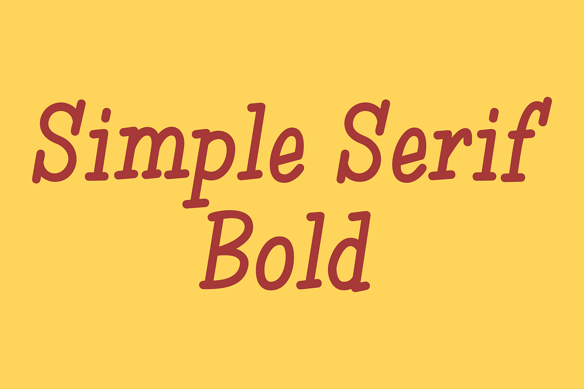 Simple Serif - Hand Lettered Fonts, a Script Font by GG Design (Photo 12 of 16)