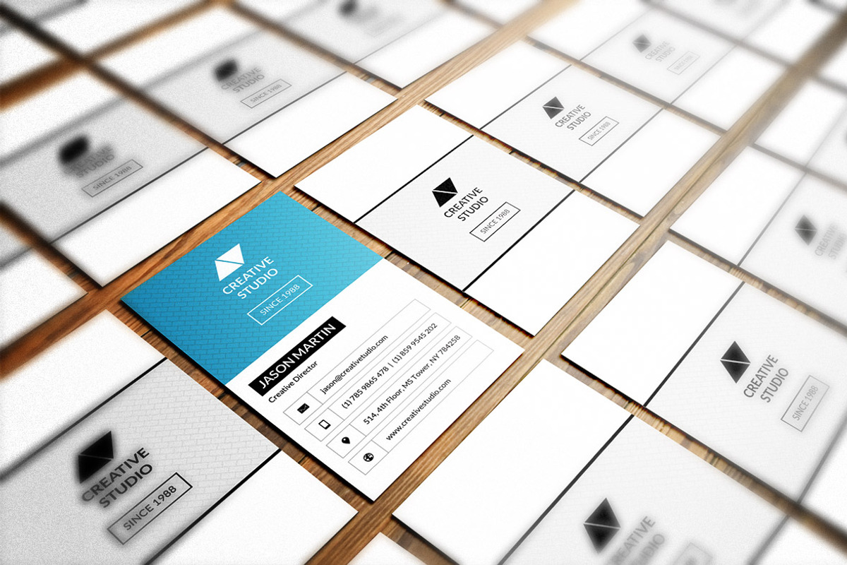 Corporate Business Card, a Business Card Template by bouncy (Photo 3 of 4)