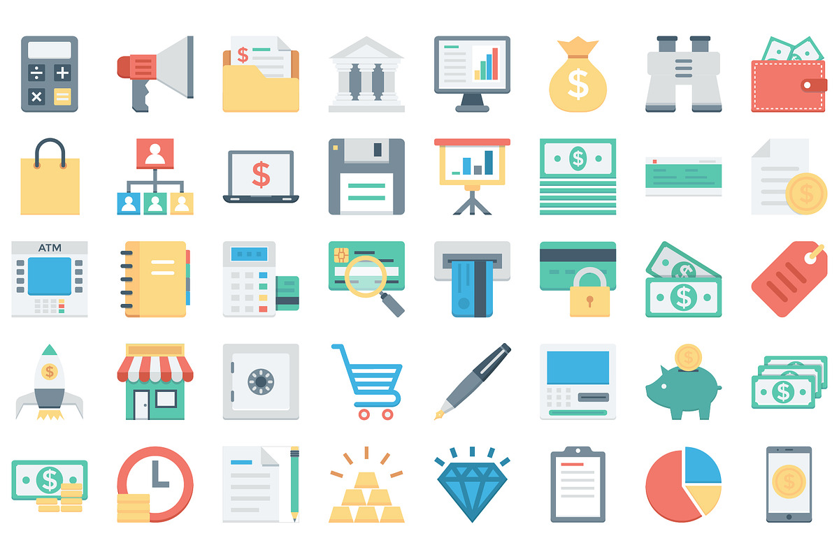 Finance and Payment Icon Set., an Icon by Vector Portal (Photo 3 of 6)