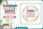 Classroom Decor Quotes Bundle, an Education Illustration by Actual Pixel (Thumbnail 5 of 13)