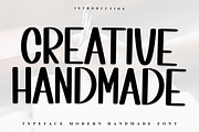 Creative Handmade, a Sans Serif Font by InermediaSTUDIO (Thumbnail 1 of 7)