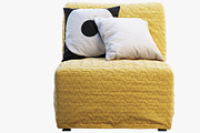 Chair-bed with pillows 3d model, a Furniture 3D Model by 3dmitruk (Thumbnail 2 of 11)