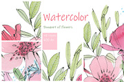 Bright summer flowers, an Illustration by Novikova Lida (Thumbnail 1 of 5)
