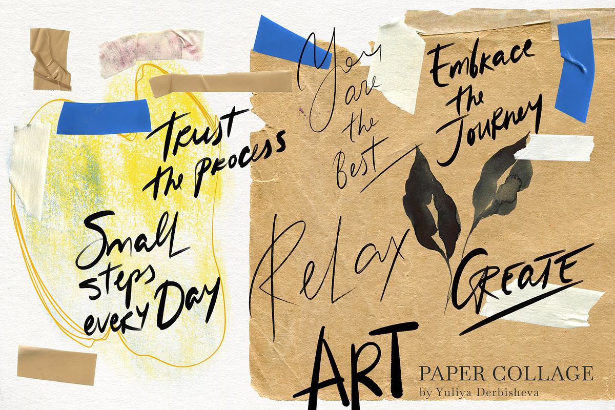 Art Paper collage element scraps, an Object Graphic by Yuliya Derbisheva (Photo 11 of 12)