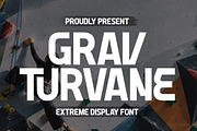 Grav Turvane - Extreme Display Font, a Sans Serif Font by productype1 (Thumbnail 1 of 10)