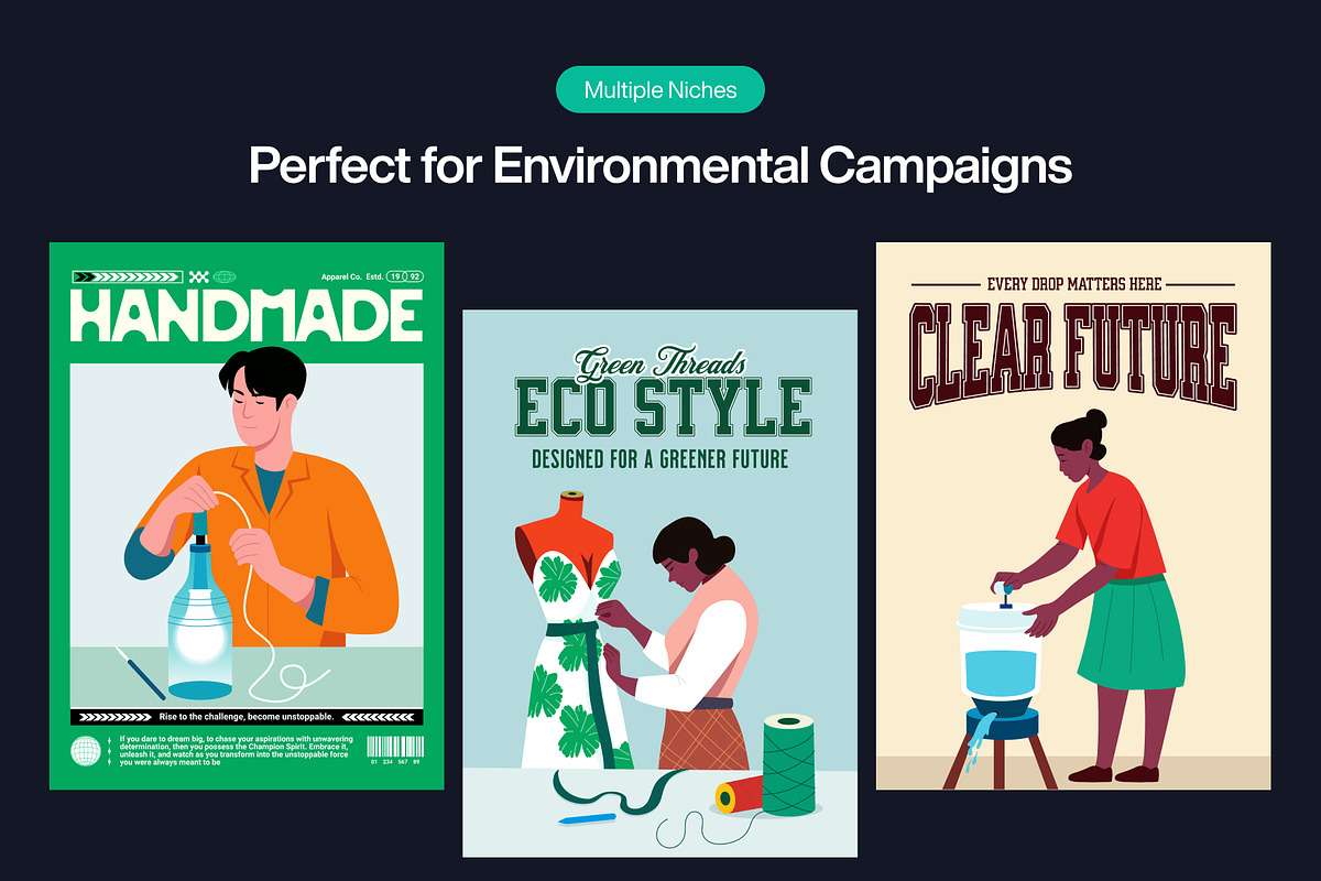 Environment Illustration Art Set, an Emoji Icon by Brickclay (Photo 4 of 9)