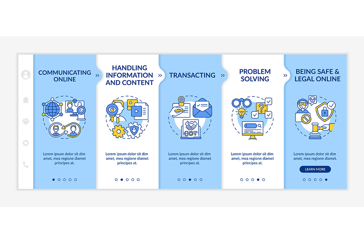Learning digital skills template, a Templates & Theme by IMG Visuals