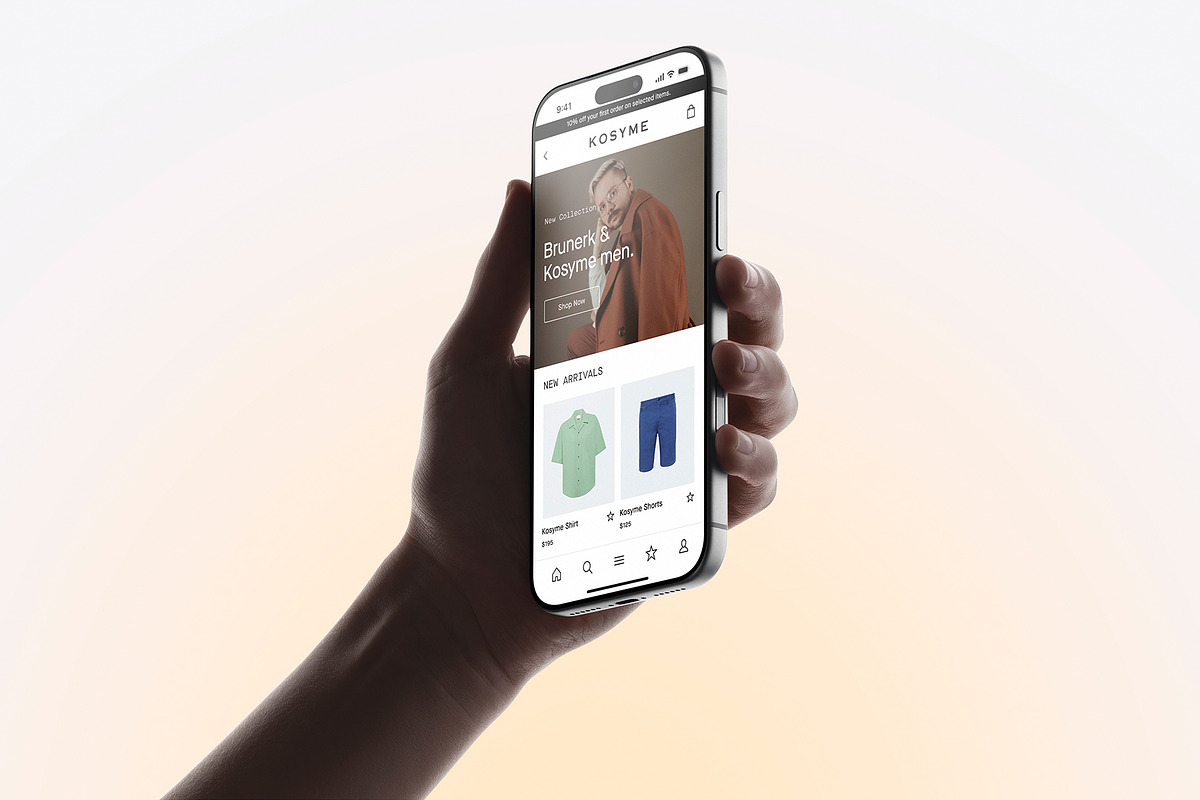24 iPhone 17 Pro in Hand Mockups, an iPhone Mockup by Asylab (Photo 32 of 107)