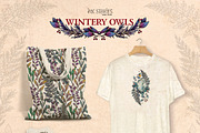 Wintery Owls, an Animal Illustration by Ink Stories (Thumbnail 26 of 26)