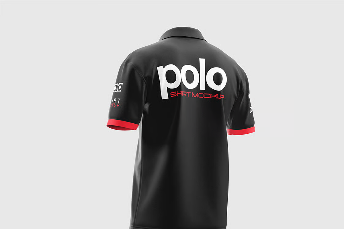 Polo Shirt Mockup - Front & Back, a Shirt Mockup by graphicsauce (Photo 4 of 4)