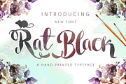 Rat Black Painted Typeface, a Handwritten Font by Olexstudio (Thumbnail 1 of 5)