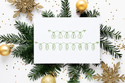 Holiday Lights - Christmas Font, a Handwritten Font by Freeling Design House (Thumbnail 6 of 7)