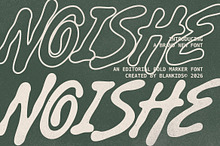 Noishe - Editorial Bold Marker Font