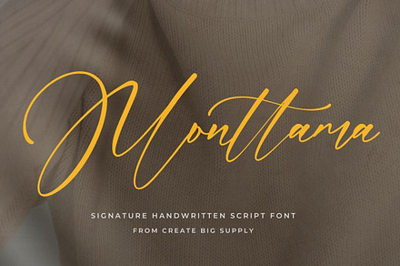 Monttama Signature Handwriting
