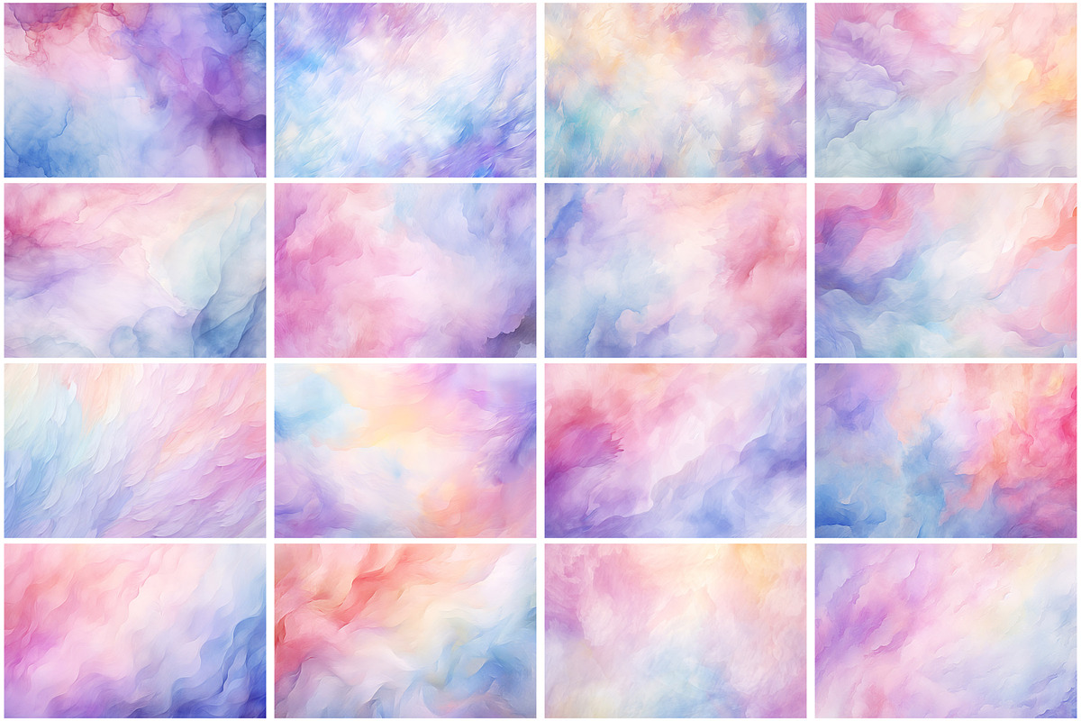 Pastel Watercolor Texture Background, a Texture Graphic by Forhadx5 (Photo 7 of 11)