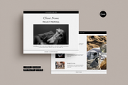 Classic Project Proposal CANVA, a Presentation Template by Luna Soul Design (Thumbnail 1 of 5)