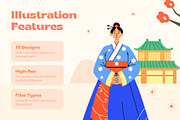 Women Ethnicities Flat Icons, a Person Illustration by Creative Stall (Thumbnail 2 of 10)
