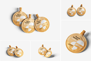 Round Sachet Mockup, a Packaging Mockup by Indah