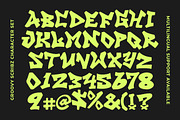 GF Scribz - Graffiti Font, a Handwritten Font by GroovyFontCo (Thumbnail 7 of 7)