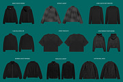 Realistic Streetwear Mockup Bundle, a Shirt Mockup by AtelierDuVow (Thumbnail 4 of 10)