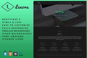 Lenora - One-Page Business Template
