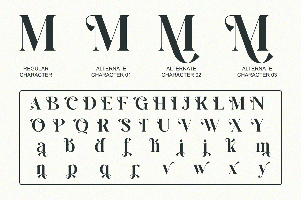 Ralrest - Modern Bold Branding Serif, a Serif Font by Qweera Studio (Photo 10 of 12)