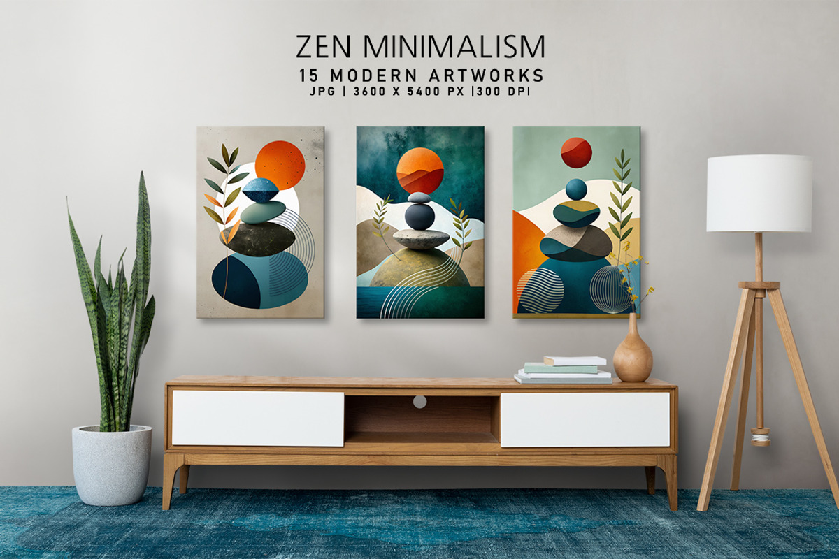 Zen Minimalism, a Decorative Illustration by Digital Art Creations (Photo 6 of 7)