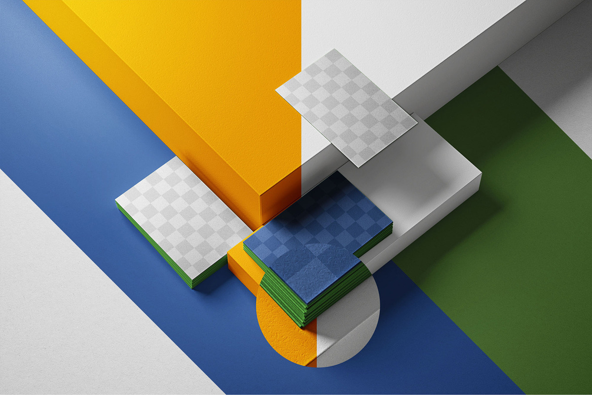 Business Card Mockup Set, a Print Template by mockupatelier (Photo 3 of 17)