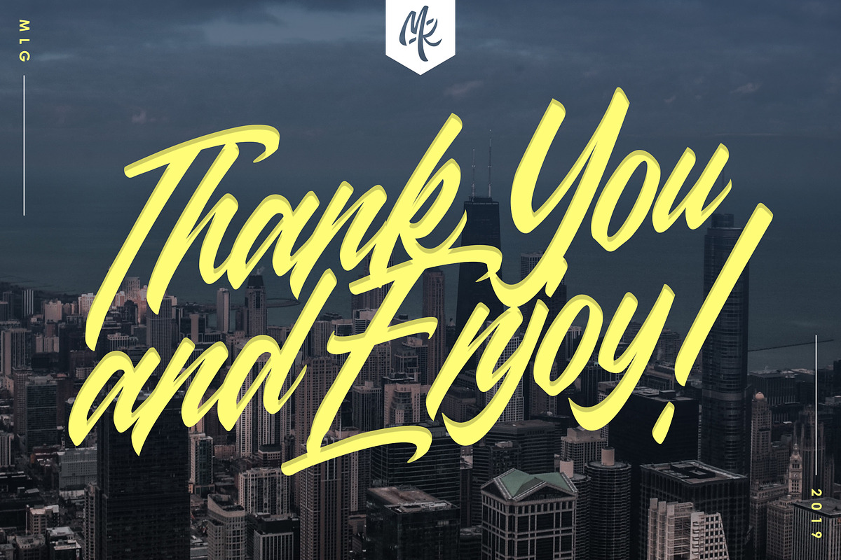 Almighty - Modern Script, a Script Font by Godzillab (Photo 10 of 10)