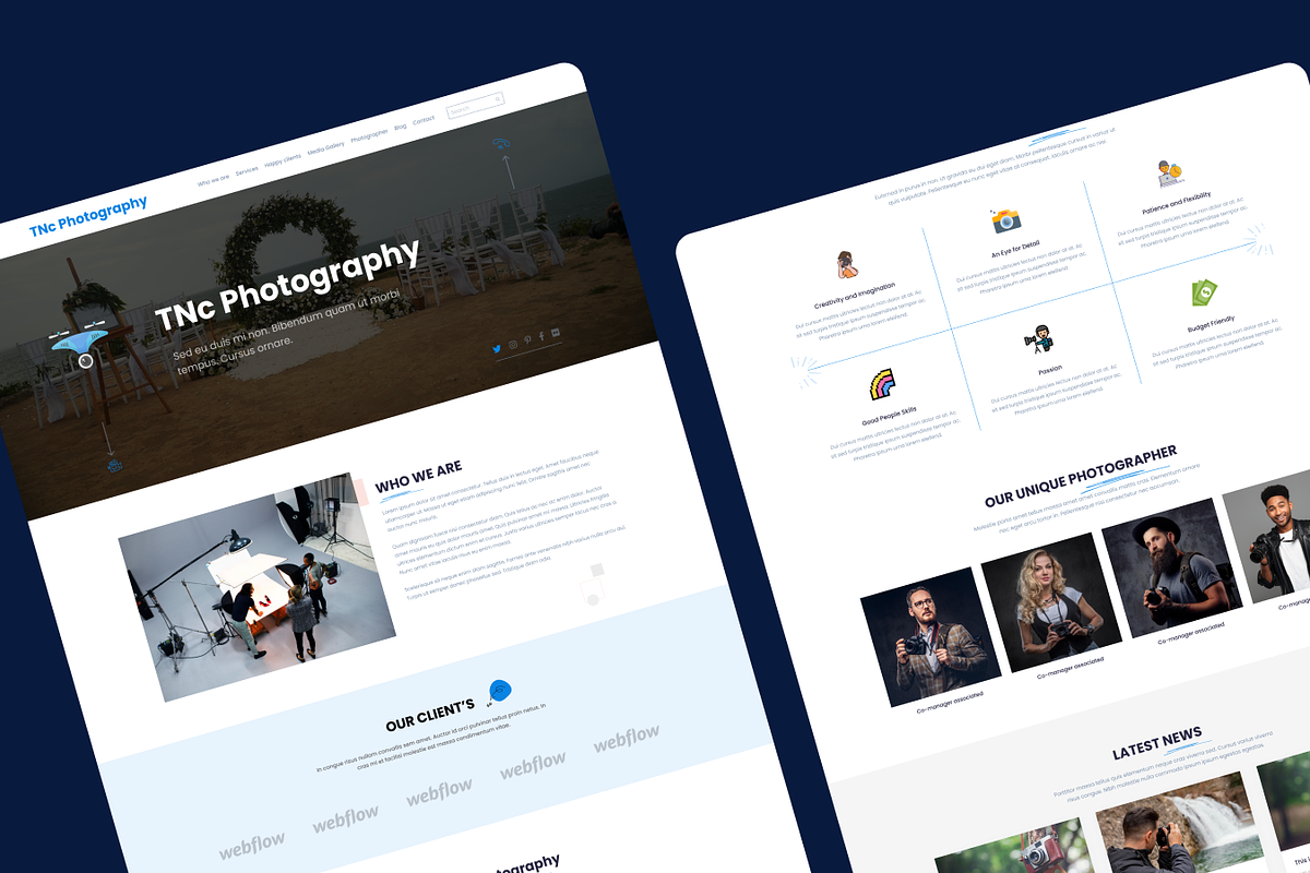 Photographer - Photography Template, a HTML Template by TNCFlow (Photo 5 of 5)