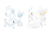Technologies - Line Isometric Images, an iPhone Mockup by Boyko Pictures (Thumbnail 9 of 14)