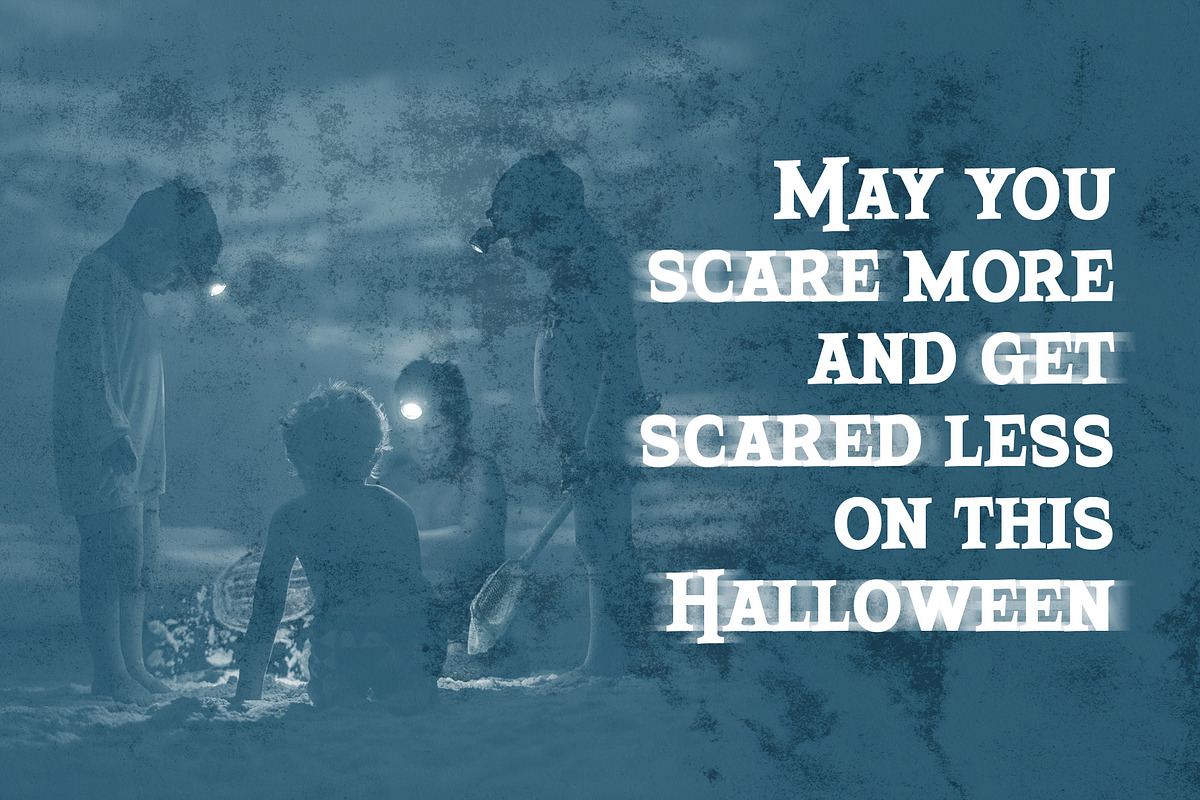 Hitrun – Bouncy Spooky Font, a Serif Font by Drizy (Photo 4 of 10)