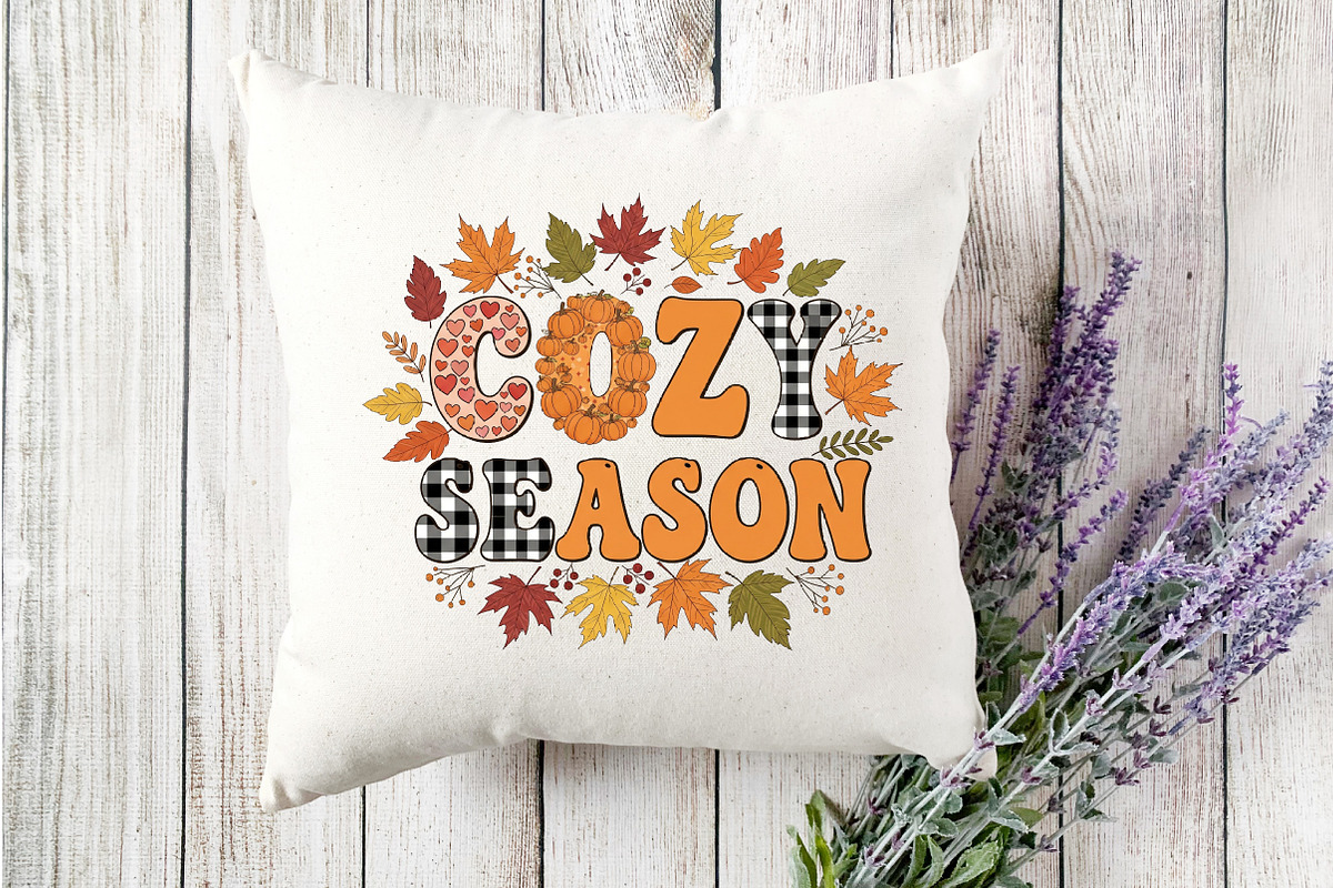 Cozy Season Png Cute Fall Png Autumn, a Graphic by Designking (Photo 4 of 4)