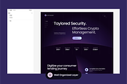 Crypto Security Web3 Landing Page, a Landing Page Template by SLAB! Design (Thumbnail 2 of 3)
