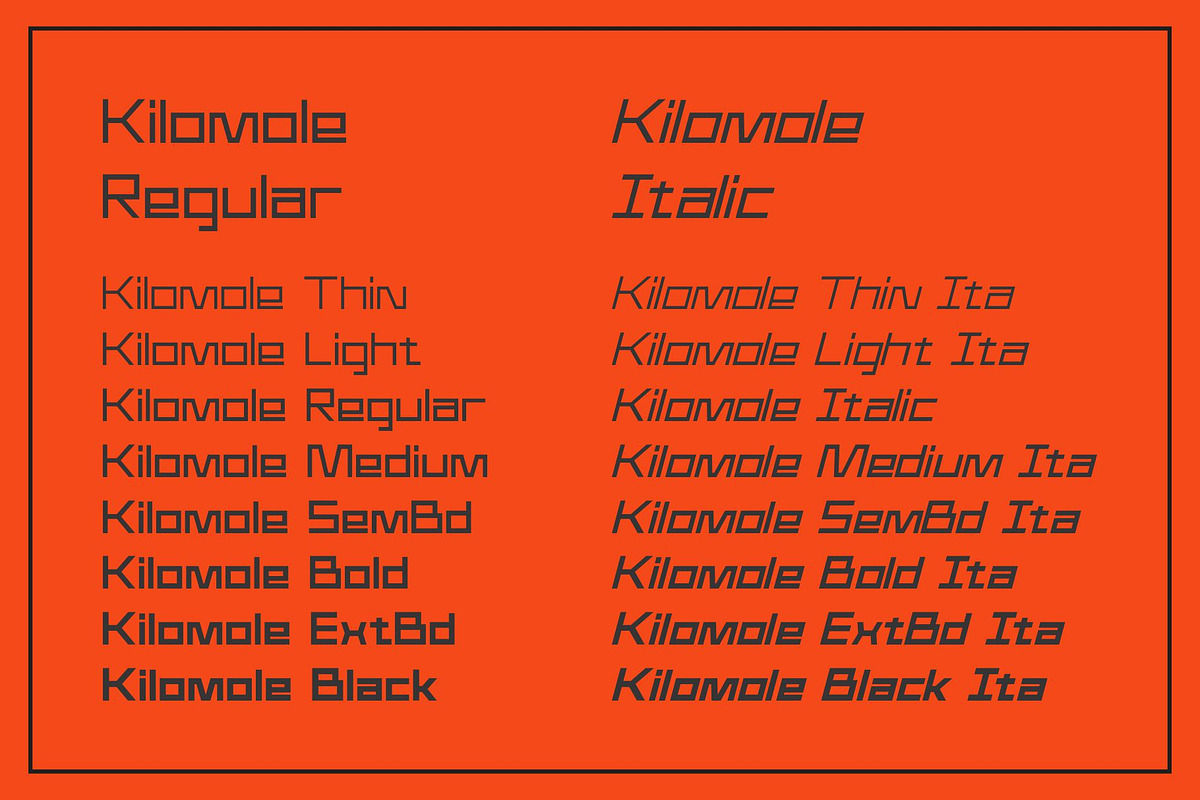 Kilomole-Techno Typeface, a Symbol Font by takoliko (Photo 8 of 14)