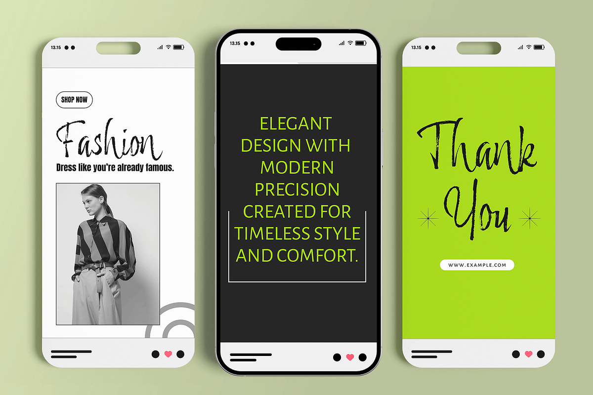 Fashion Social Media Story Design, a Social Media Template by MightyDesign (Photo 3 of 6)